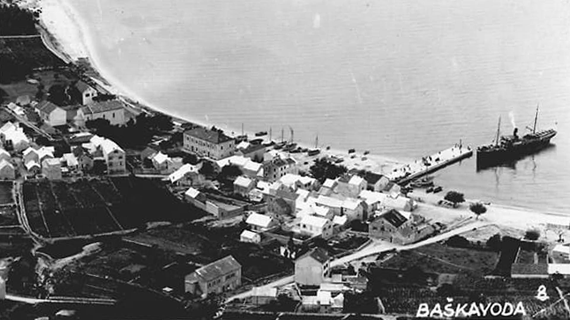 Old photos from the boat Mars and Baška Voda Place